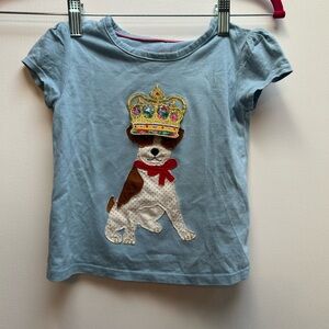 Mini Boden Appliqué T-Shirt with Lift the Flap Design - Size 3-4yrs